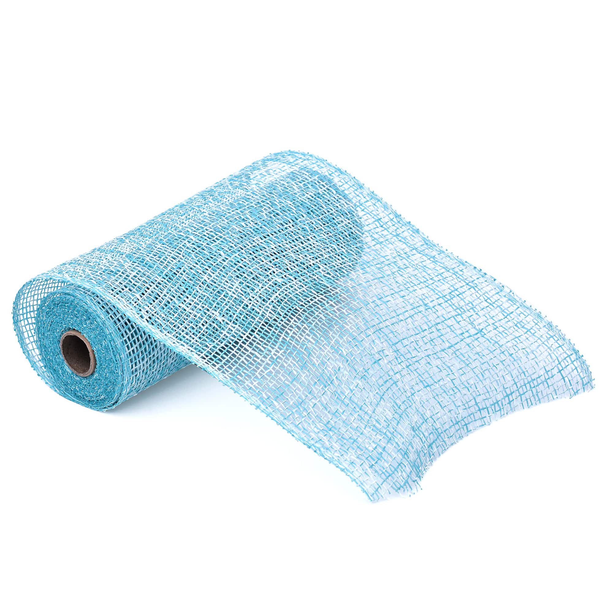 10" x 19ft. Light Blue & White Window Poly Burlap Mesh by Celebrate It™